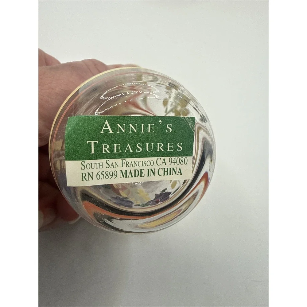 Annies Treasures Set of 3 Small Bud Vases‎ Purple Flowers SUPER CUTE